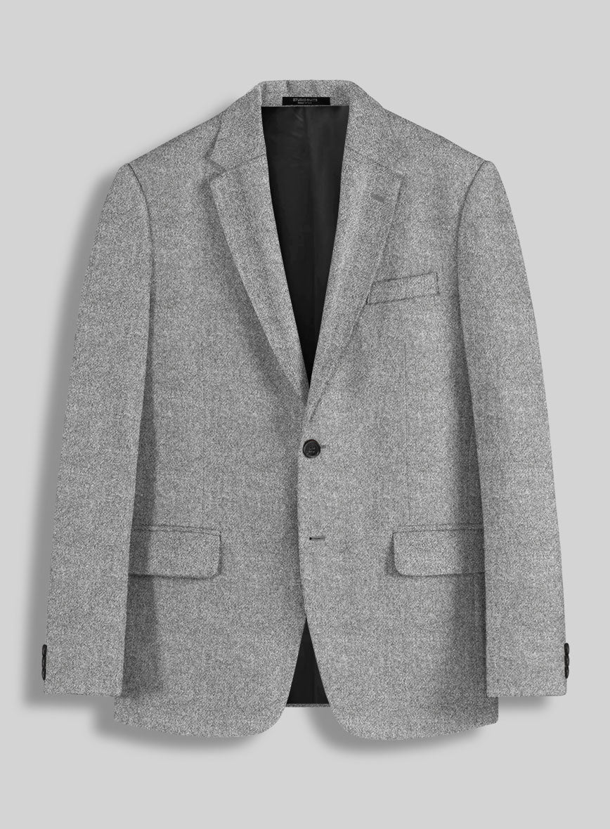 Highlander Steel Gray Tweed Jacket - StudioSuits