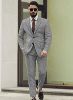 Highlander Steel Gray Tweed Suit - StudioSuits