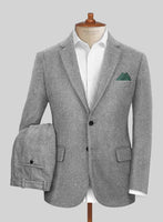 Highlander Steel Gray Tweed Suit - StudioSuits