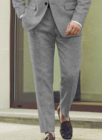 Highlander Steel Gray Tweed Suit - StudioSuits