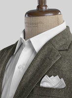 Highlander Stone Beige Herringbone Tweed Jacket - StudioSuits