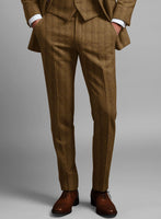 Highlander Tan Herringbone Tweed Suit - StudioSuits