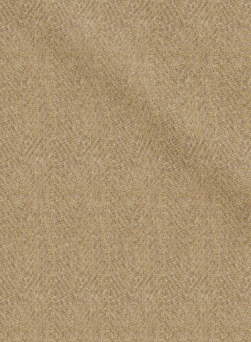 Highlander Beige Herringbone Tweed Pants - StudioSuits