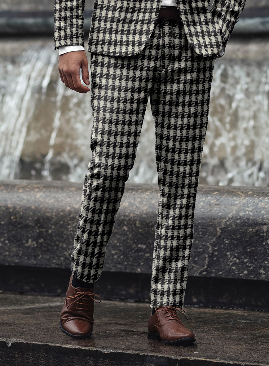 Highlander BW Bold Box Tweed Pants - StudioSuits