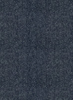 Highlander Heavy Blue Herringbone Tweed Jacket - StudioSuits