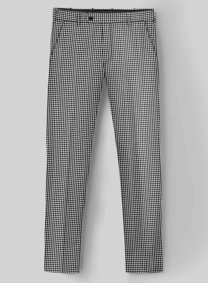 Shepherd's Plaid Wool Pants - StudioSuits