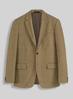 Houndstooth Tan Brown Tweed Suit - StudioSuits