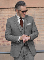 Houndstooth Black Tweed Jacket - StudioSuits