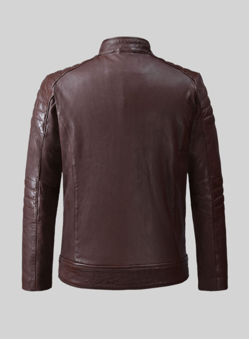 Ignite Moto Burgundy Leather Jacket – StudioSuits