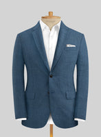 Indigo Blue Pure Linen Suit - StudioSuits