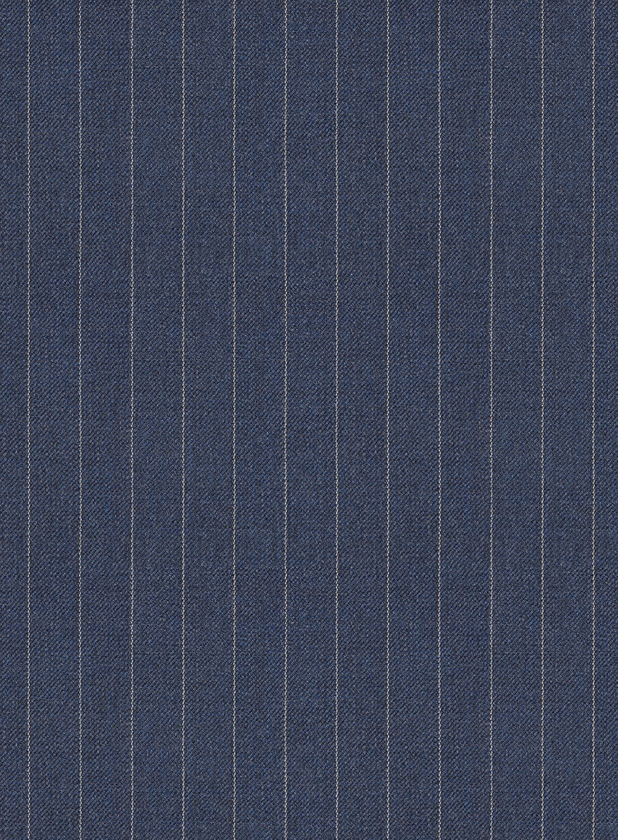 Ink Blue Pinstripe Pants - StudioSuits