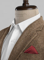 Irish Brown Herringbone Tweed Suit - StudioSuits