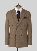 Irish Brown Herringbone Tweed Suit - StudioSuits