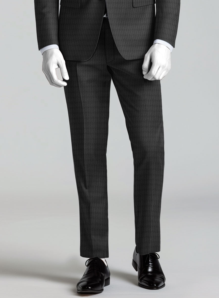 Italian Wool Silk Ricalo Pants - StudioSuits