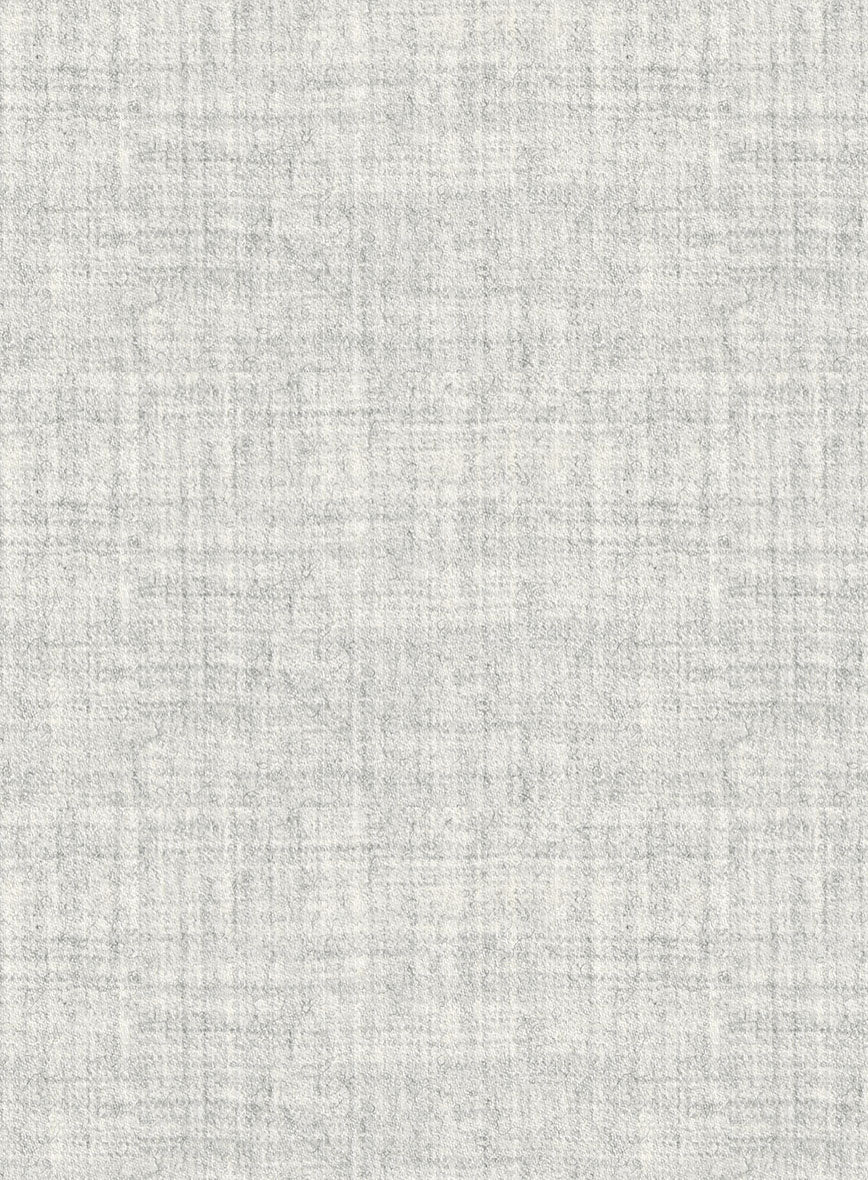 Italian Aime Ivory Gray Wool Suit