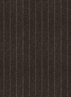 Italian Brown Stripe Clano Tweed Jacket - StudioSuits