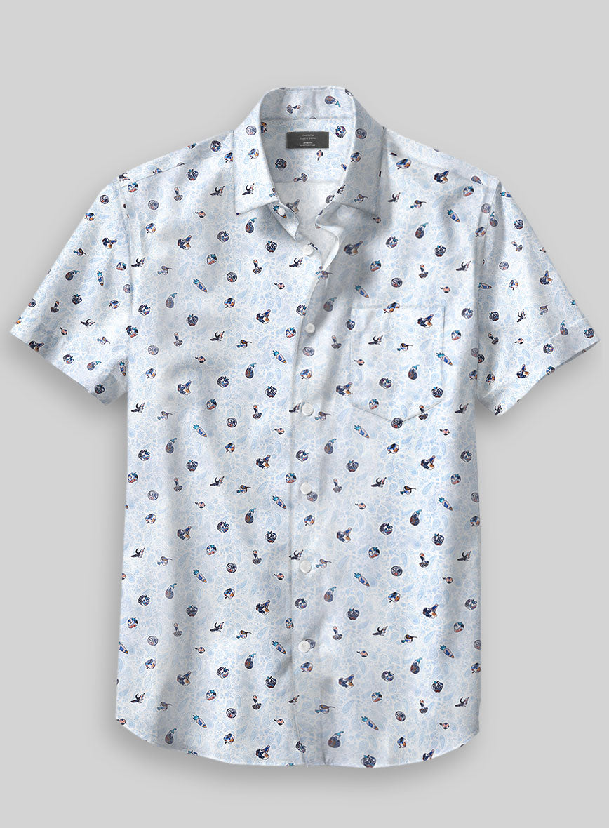 Italian Cotton Artivine Shirt - StudioSuits