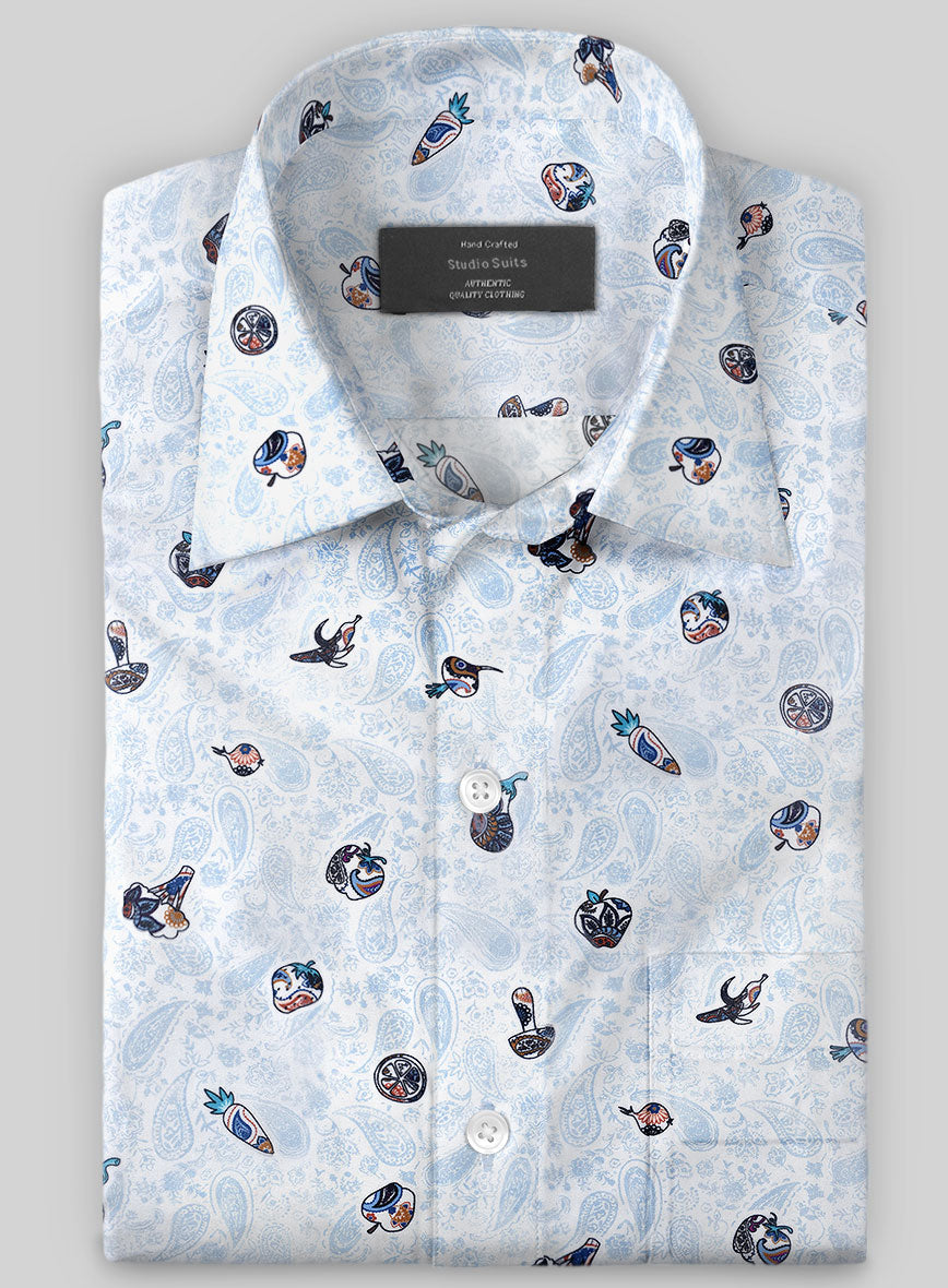 Italian Cotton Artivine Shirt - StudioSuits