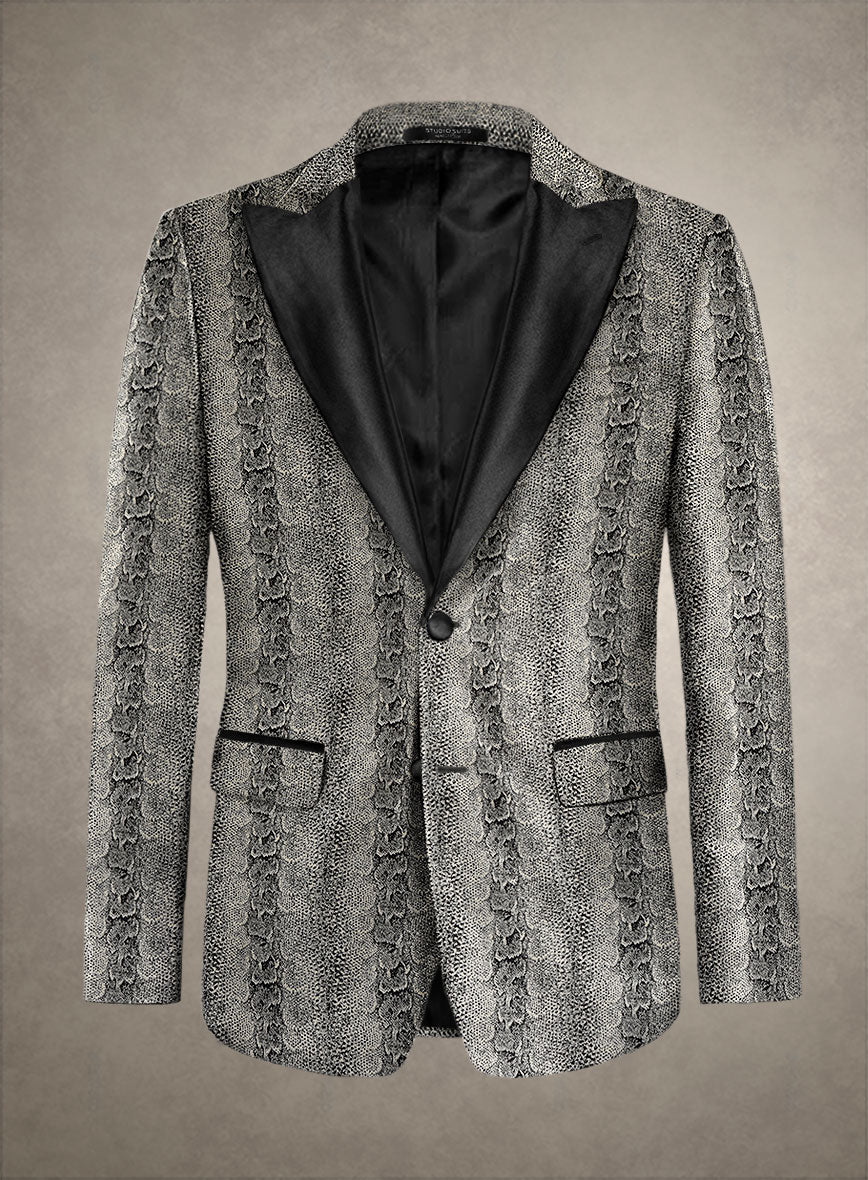 Italian Cotton Heraclito Tuxedo Blazer - StudioSuits