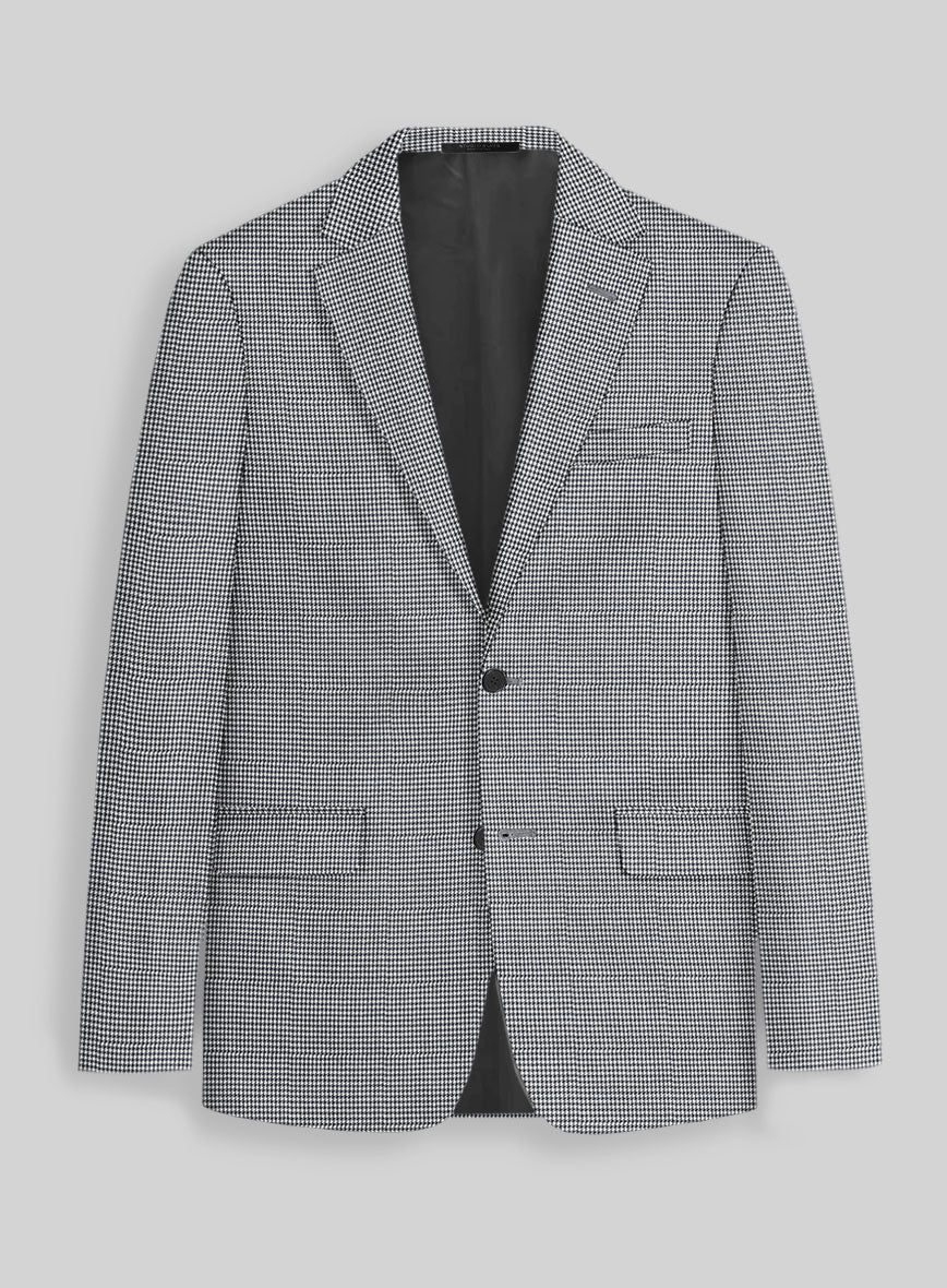 Italian Cotton Houndstooth Isla Jacket