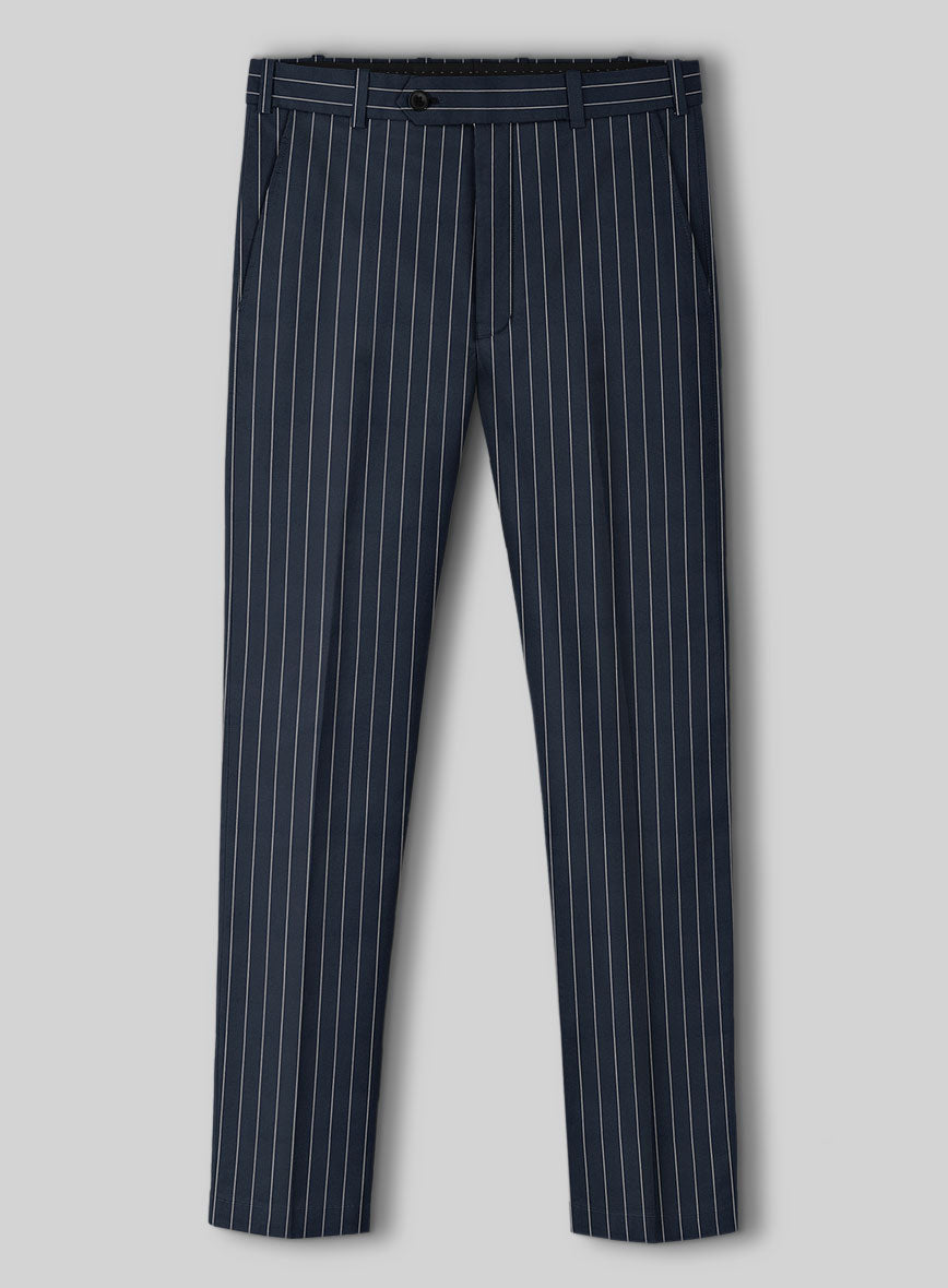 Italian Cotton Lycra Nicanor Pants - StudioSuits