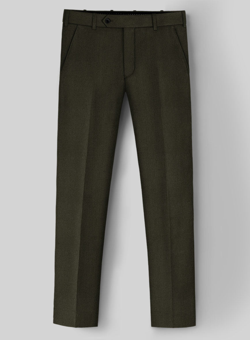 Italian Cotton Lycra Zaniga Pants - StudioSuits