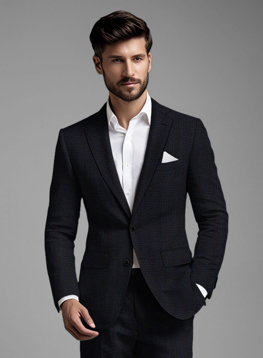 Italian Cotton Seersucker Corrado Suit - StudioSuits