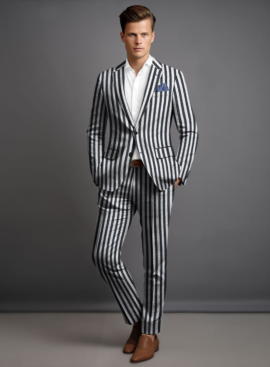 Italian Cotton Seersucker Venancio Suit - StudioSuits