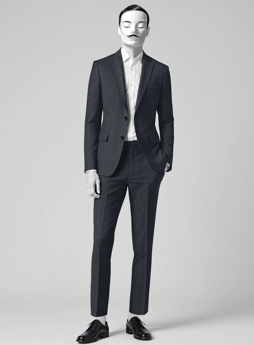 Italian Cotton Wool Herringbone Piati Suit - StudioSuits