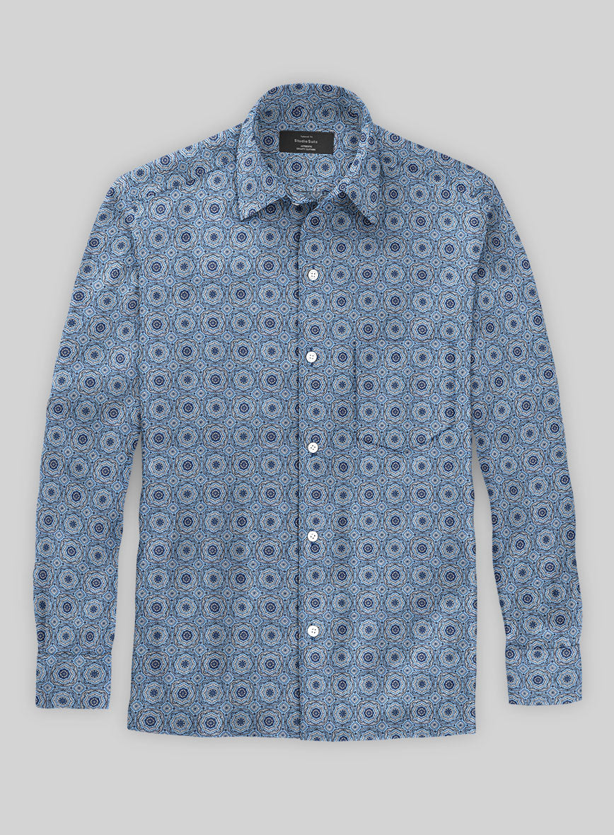 Italian Linen Con Shirt - StudioSuits