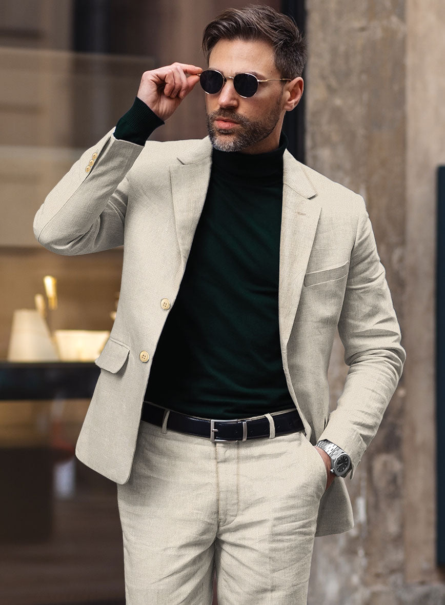 Italian Linen Demetrio Jacket - StudioSuits