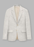 Italian Linen Herringbone Natural Beige Suit - StudioSuits