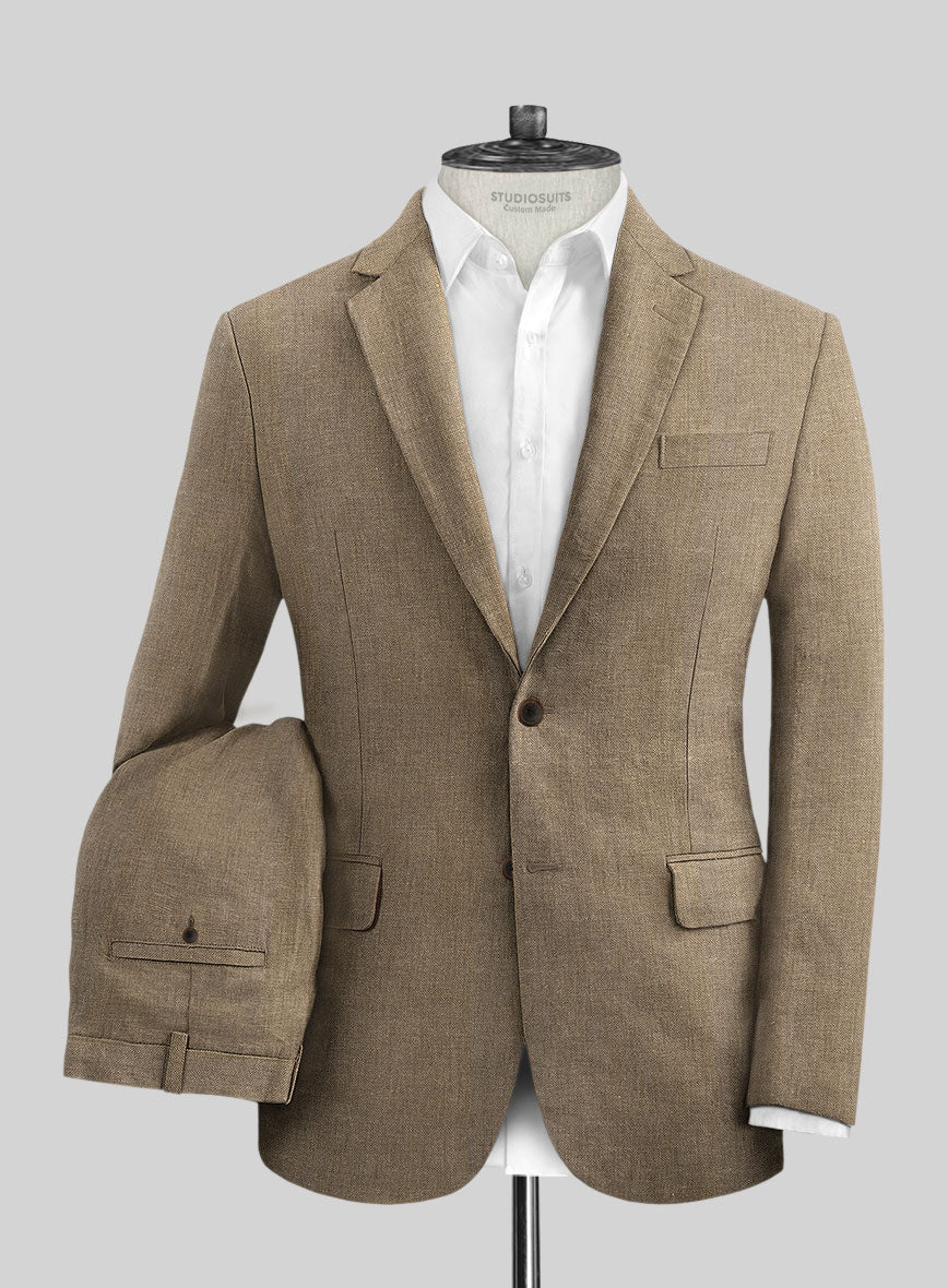 Italian Linen Irish Brown Suit