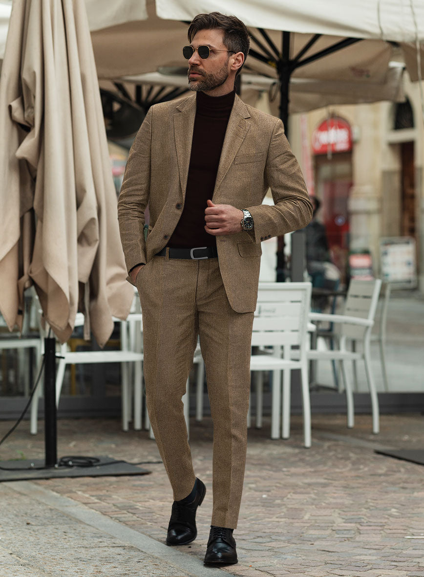 Italian Linen Irish Brown Suit