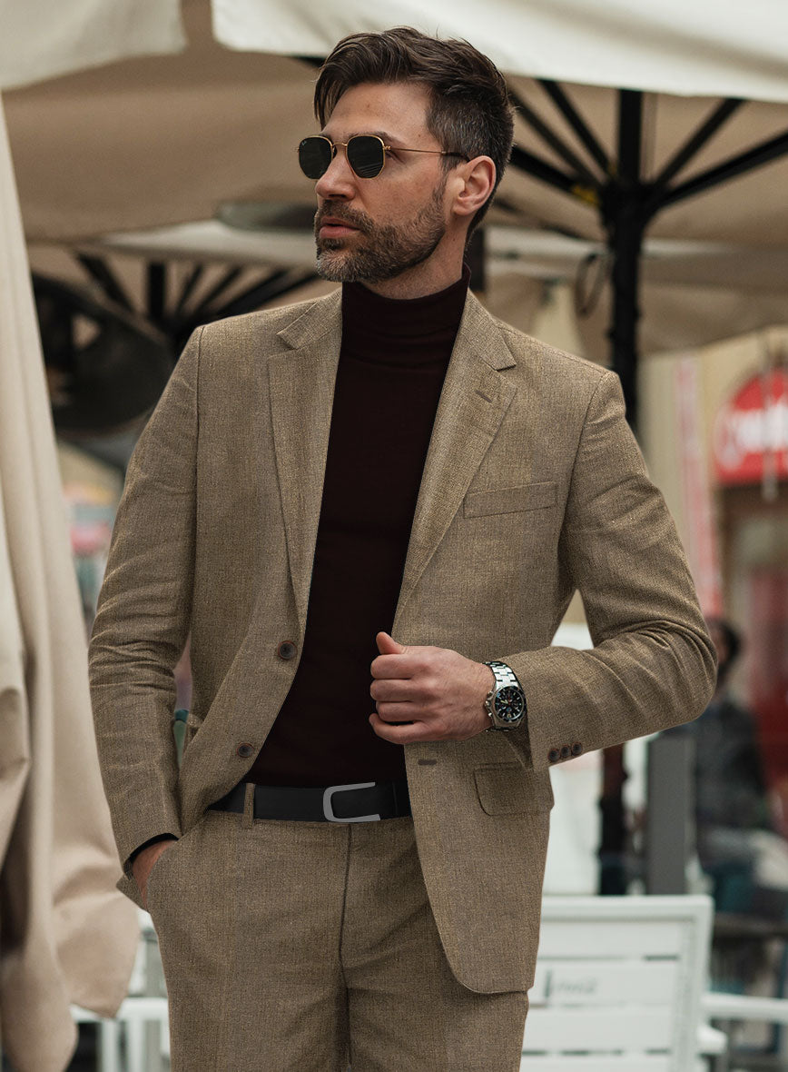 Italian Linen Irish Brown Suit