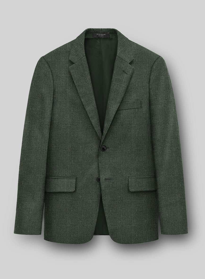 Italian Linen Jade Green Suit - StudioSuits