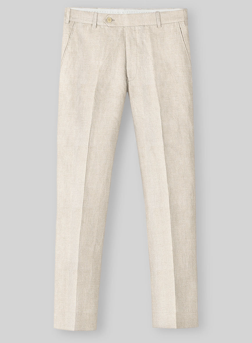 Italian Linen Maffeo Pants - StudioSuits