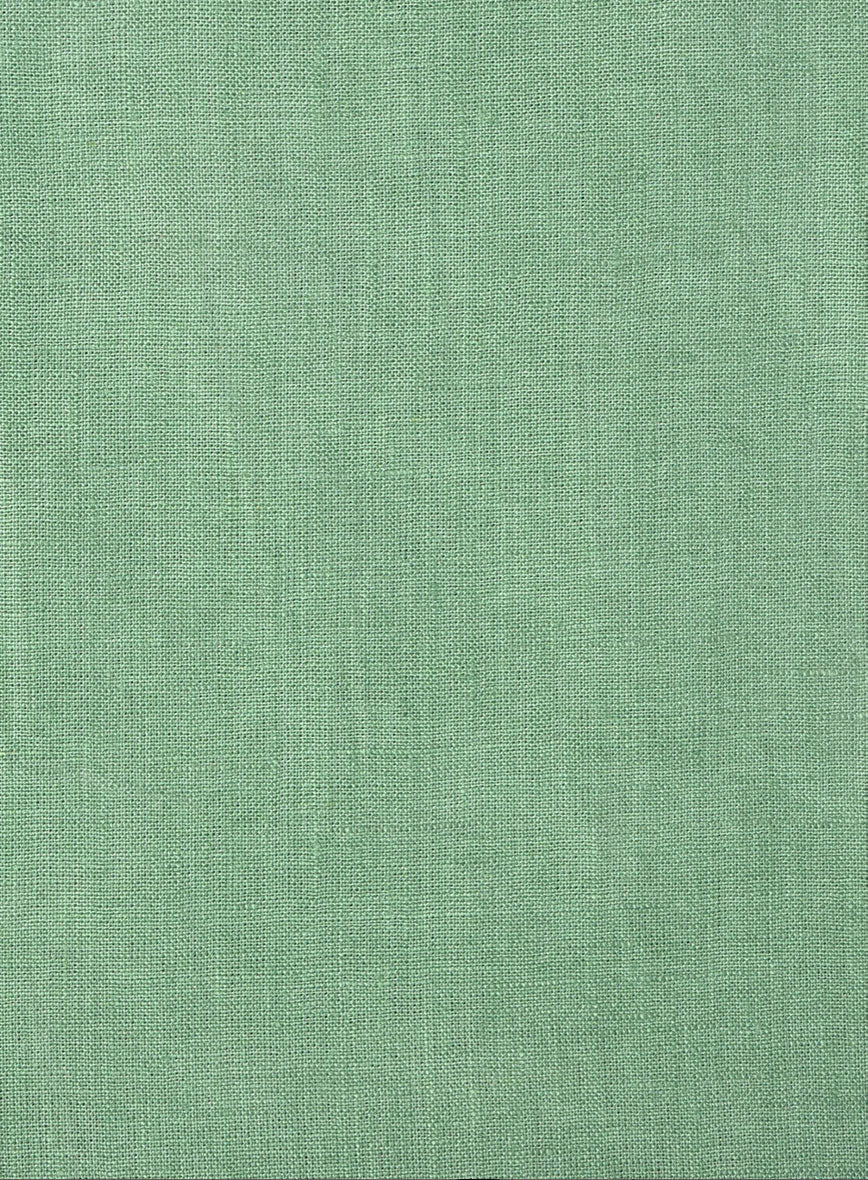 Italian Linen Mojito Green Jacket - StudioSuits