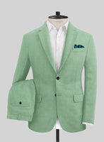 Italian Linen Mojito Green Suit - StudioSuits