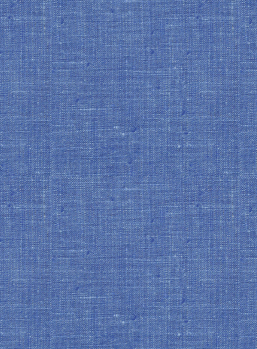 Italian Linen Smoked Blue Suit - StudioSuits