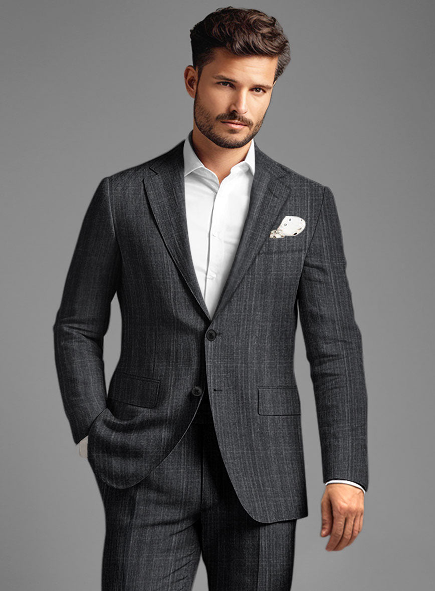 Italian Linen Twilight Dark Blue Jacket - StudioSuits