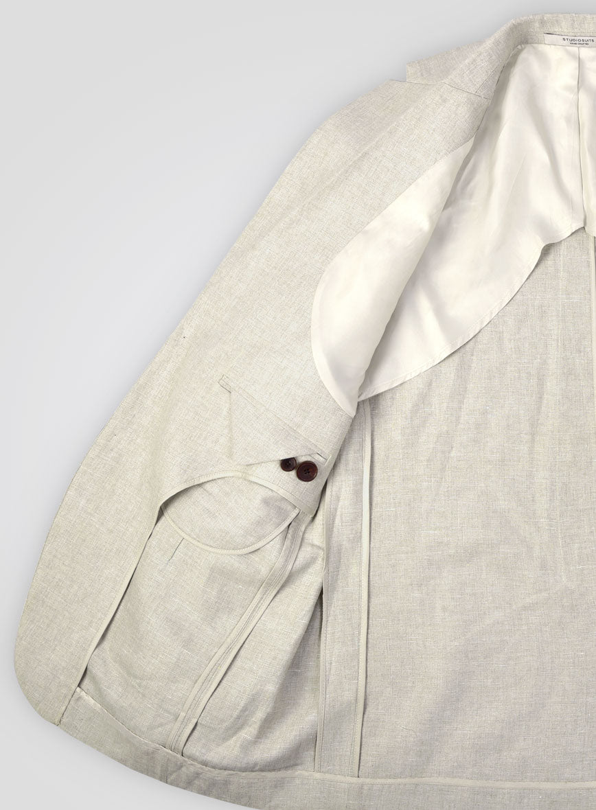 Italian Meadow Unstructured Linen Jacket