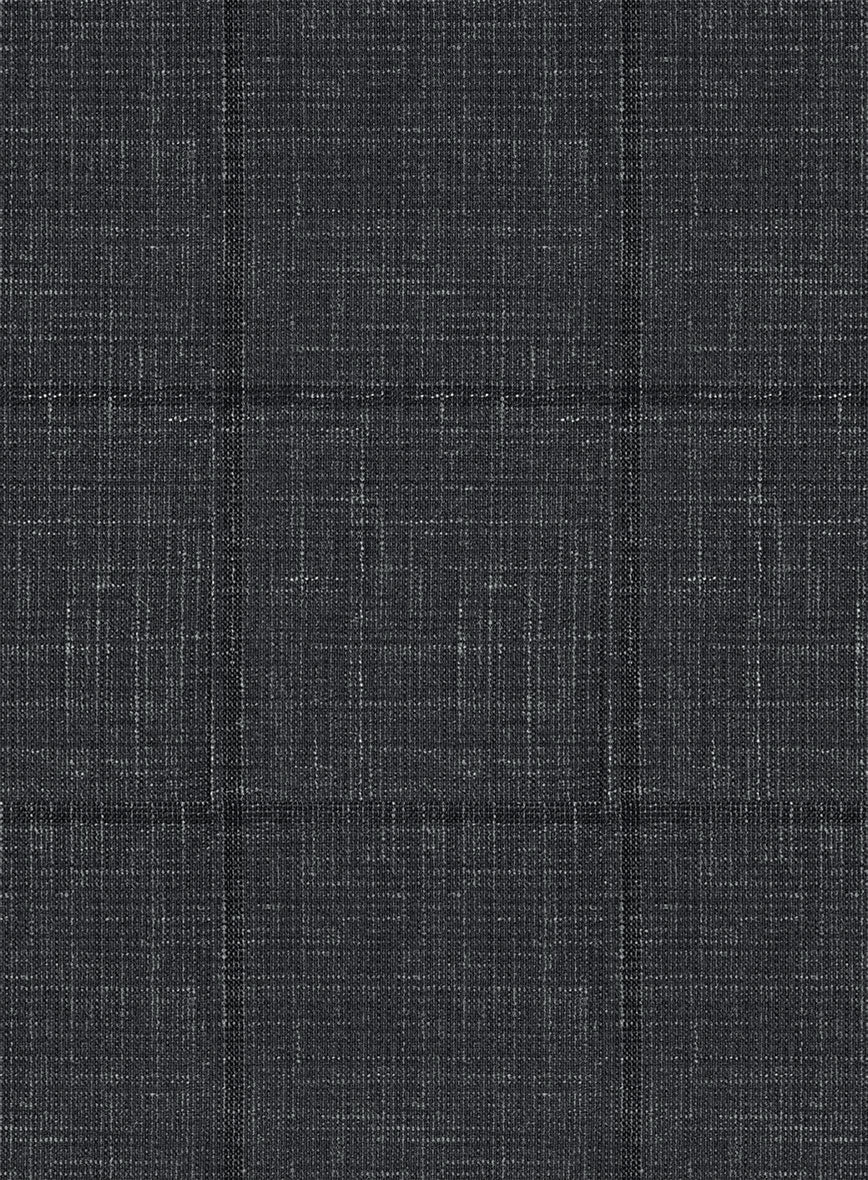 Italian Murano Byunca Dark Gray Wool Suit - StudioSuits