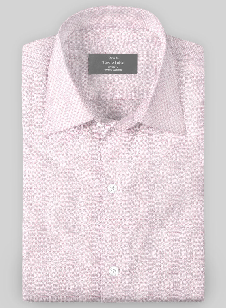 Italian Pink Prism Shirt - StudioSuits