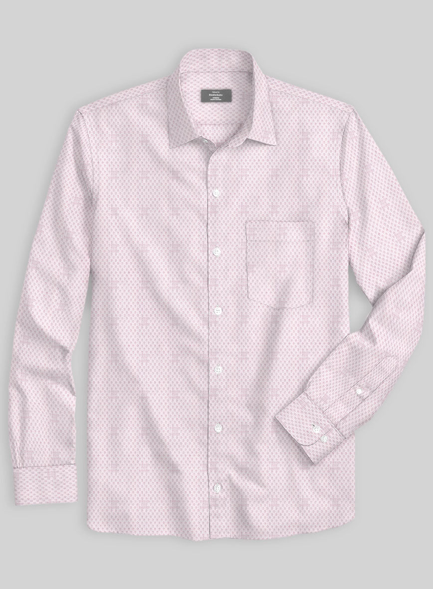 Italian Pink Prism Shirt - StudioSuits