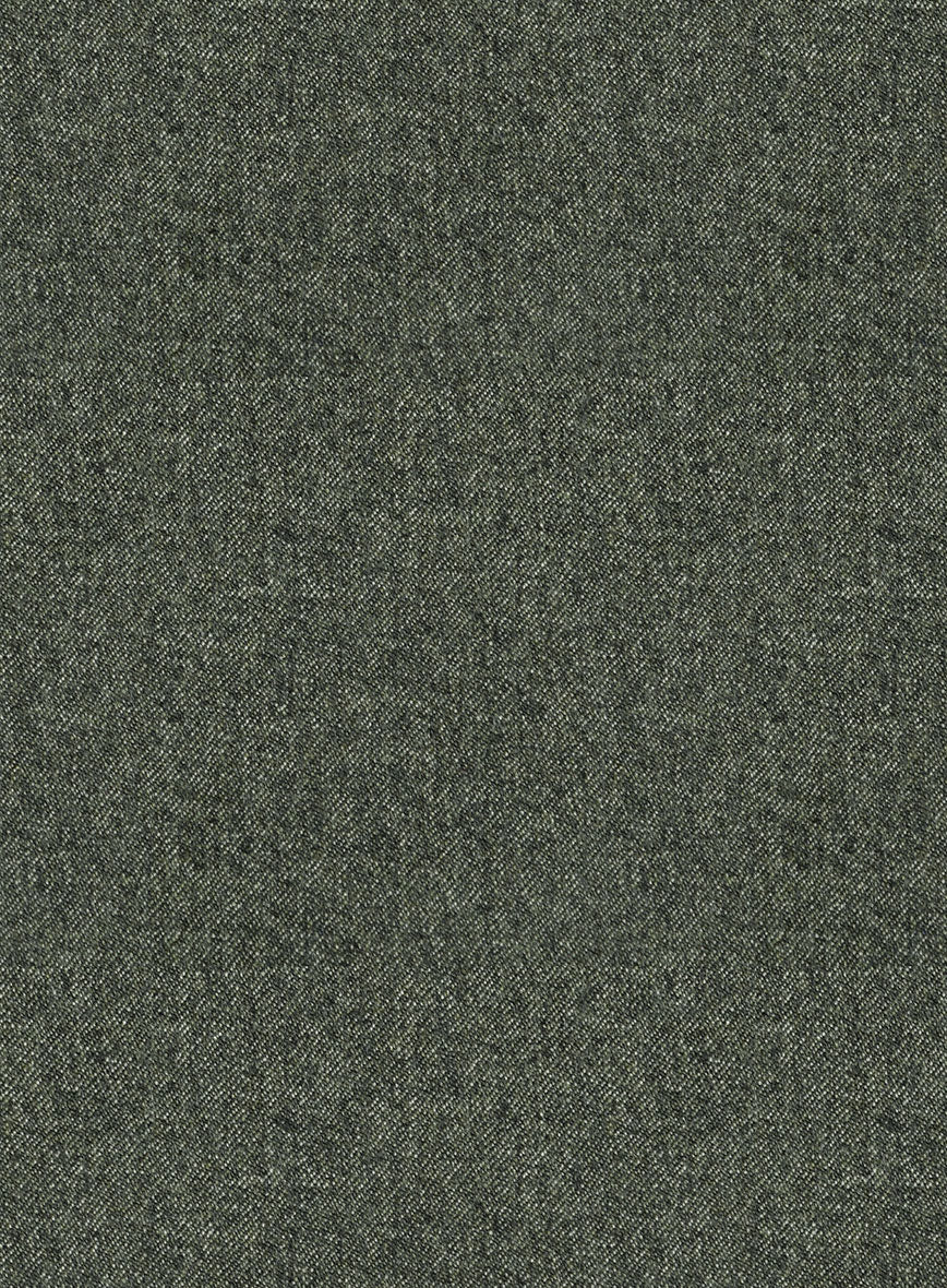 Italian Quelo Green Twill Flannel Suit - StudioSuits