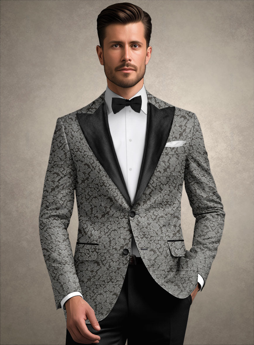 Italian Silk Altura Tuxedo Blazer - StudioSuits