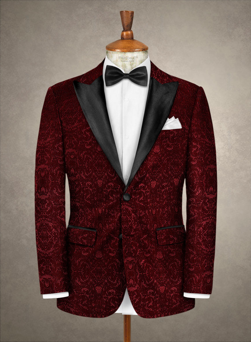 Italian Silk Aluino Tuxedo Blazer – StudioSuits