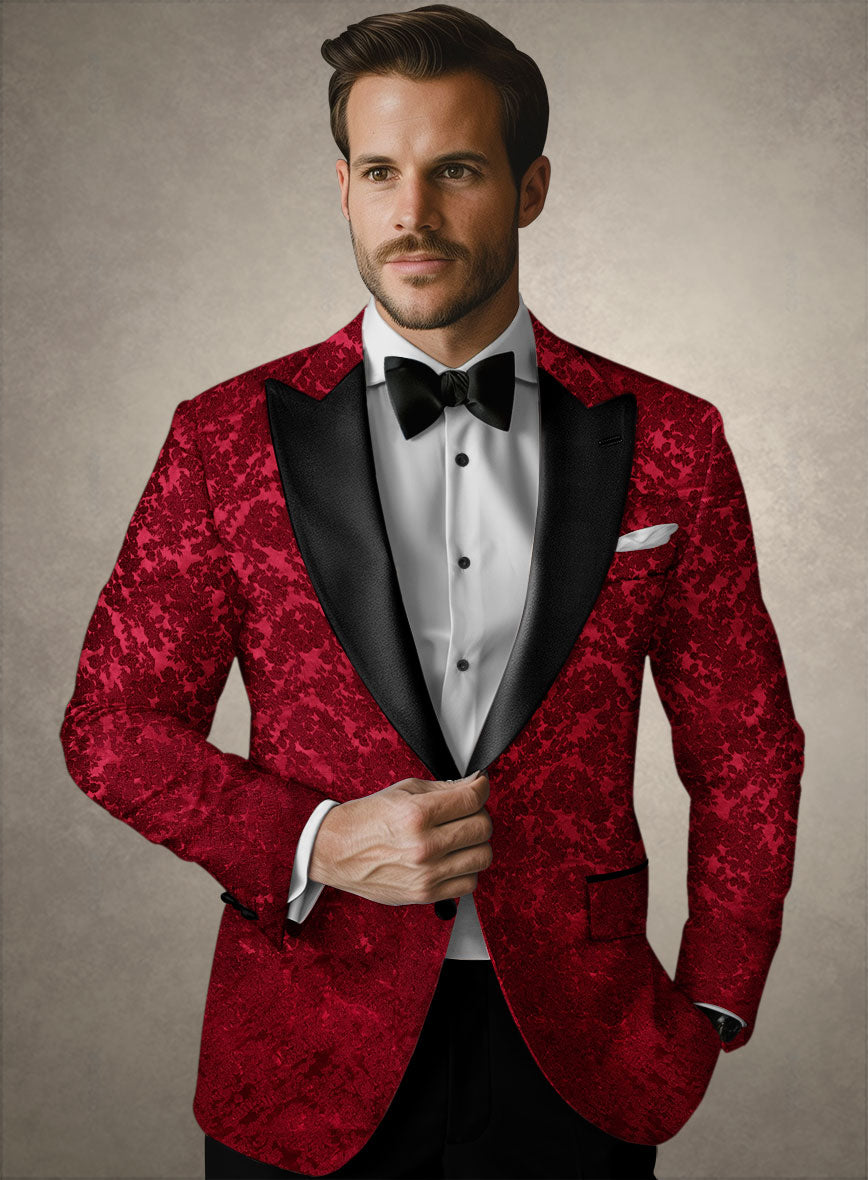 Italian Silk Arizo Tuxedo Blazer - StudioSuits