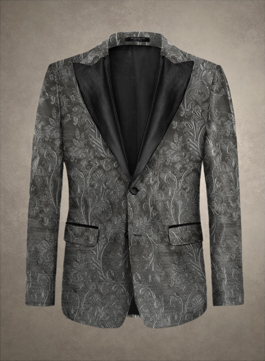 Italian Silk Elda Tuxedo Blazer